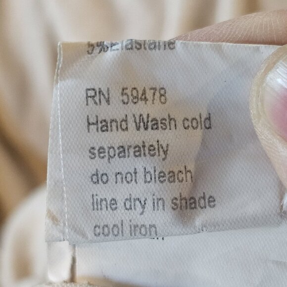 Elena Baldi Silk Blend Tiered Floral Print Maxi Dress Generous Size Medium Cream - Picture 12 of 13